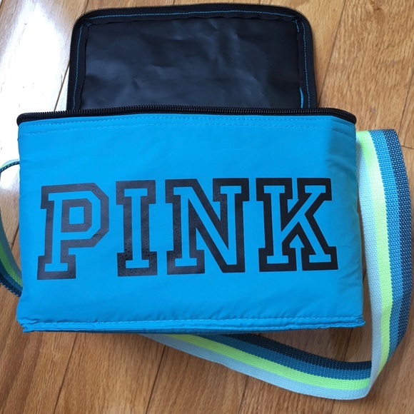Pink Victoria’s secret logo insulated lunch box
